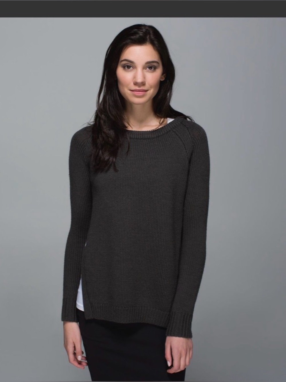 Lululemon Yin To You Sweater - Dark Grey